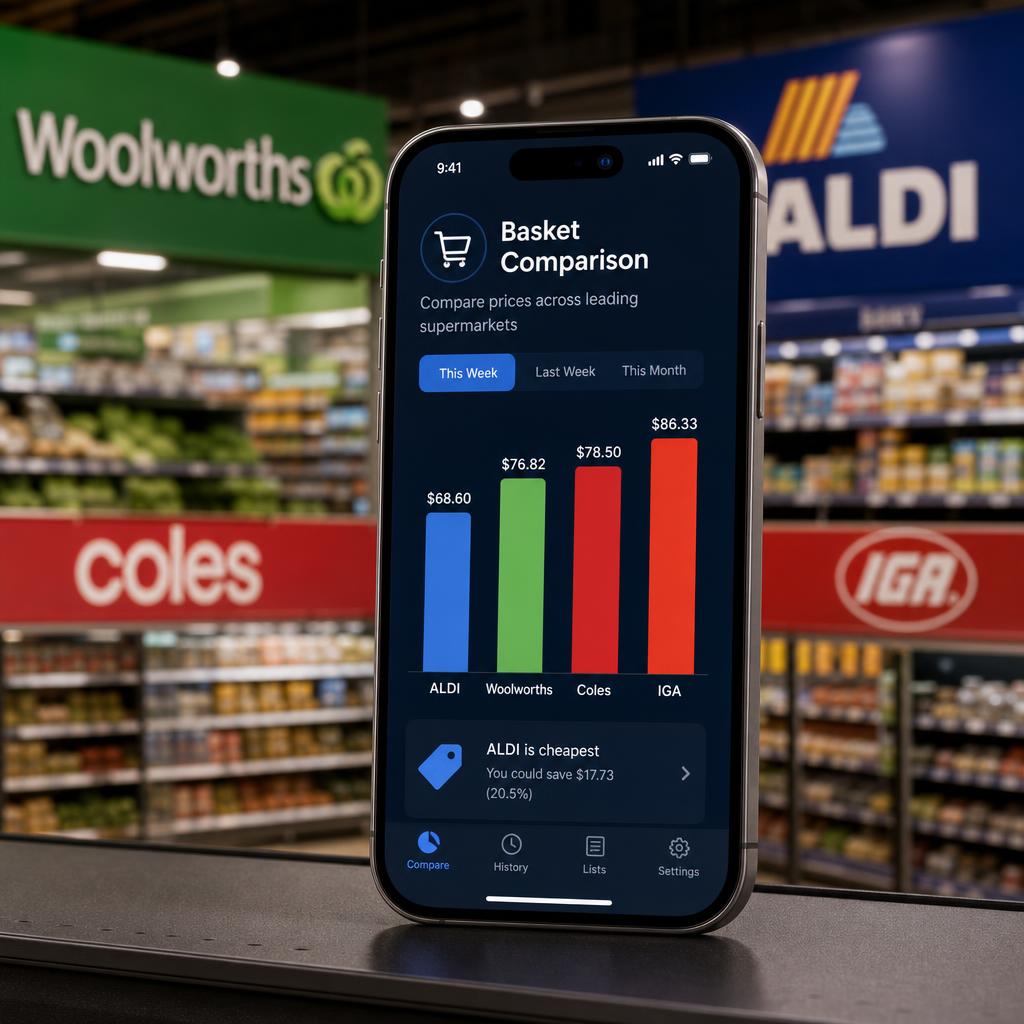 Woolworths vs Coles vs ALDI vs IGA: Which Is Cheapest in 2026?